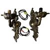 Image 1 : Pair of Ornate Single-Light Wall Sconces
