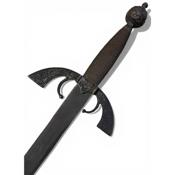 Metal Sword Prop , 39" x 6.5"