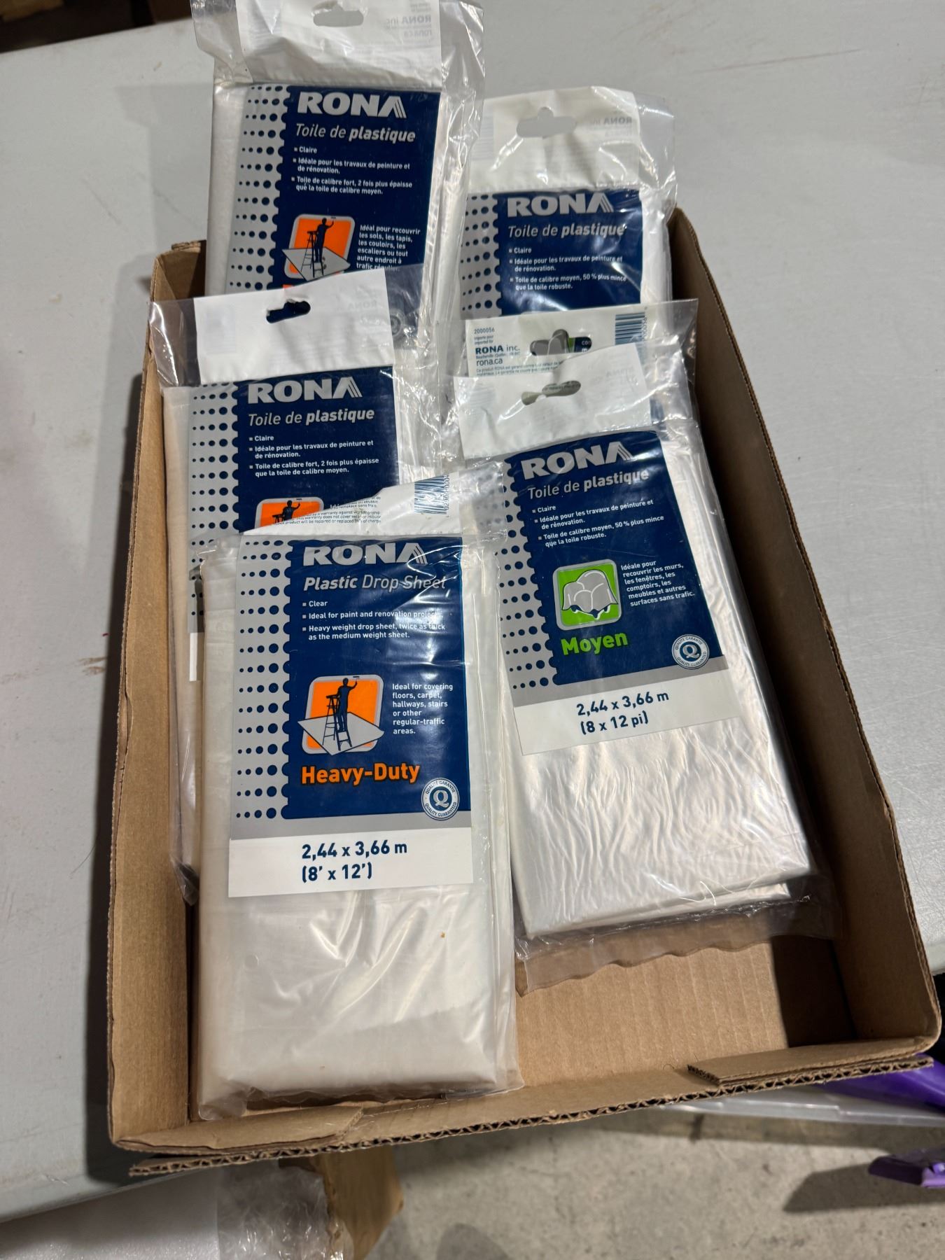 Drop sheets