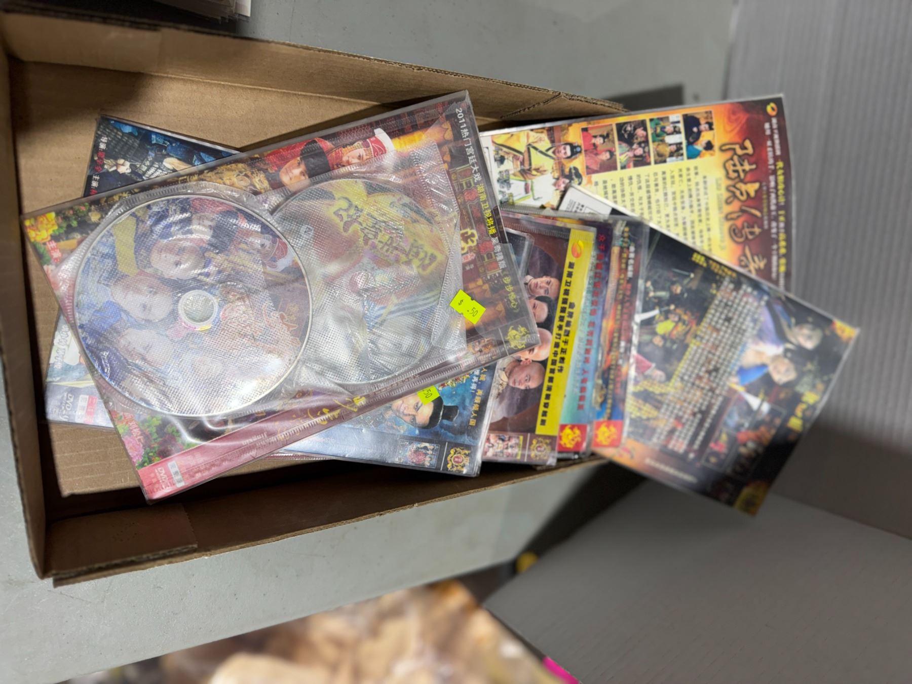 Comics and DVDs