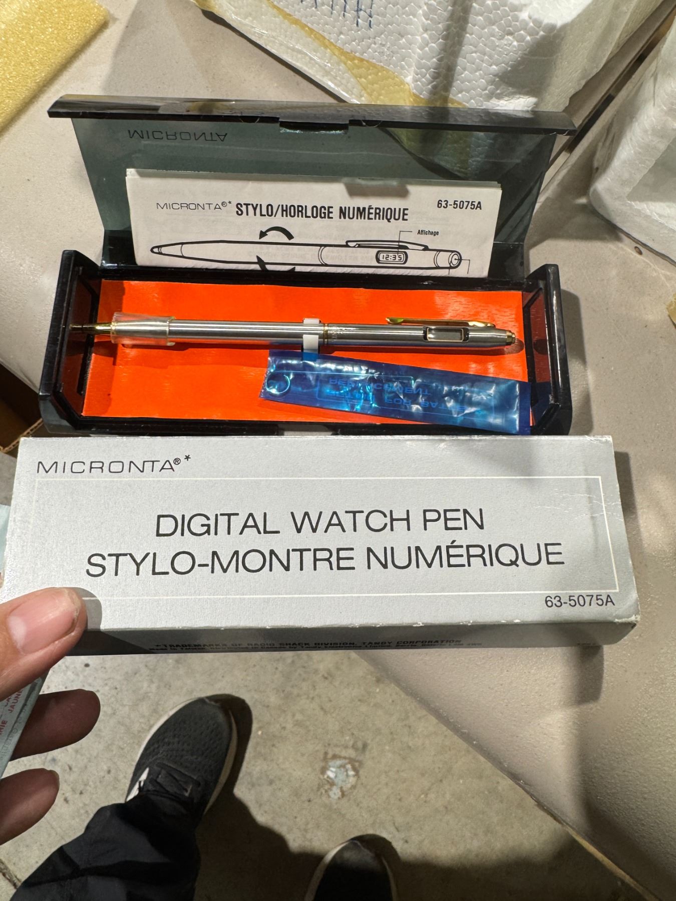 MICRONTA digital watch pen