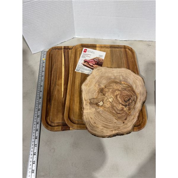 Wood cutting boards