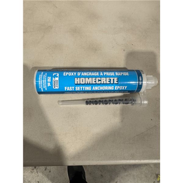 Home Crete, fast setting anchor epoxy