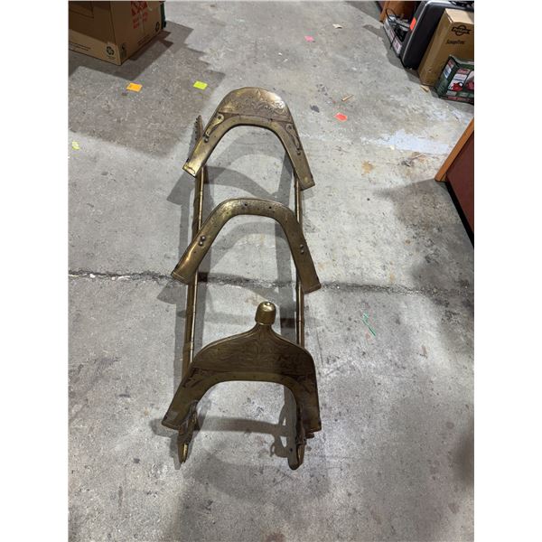 antique camel saddle, possibly a 19th-century dromedary saddle.