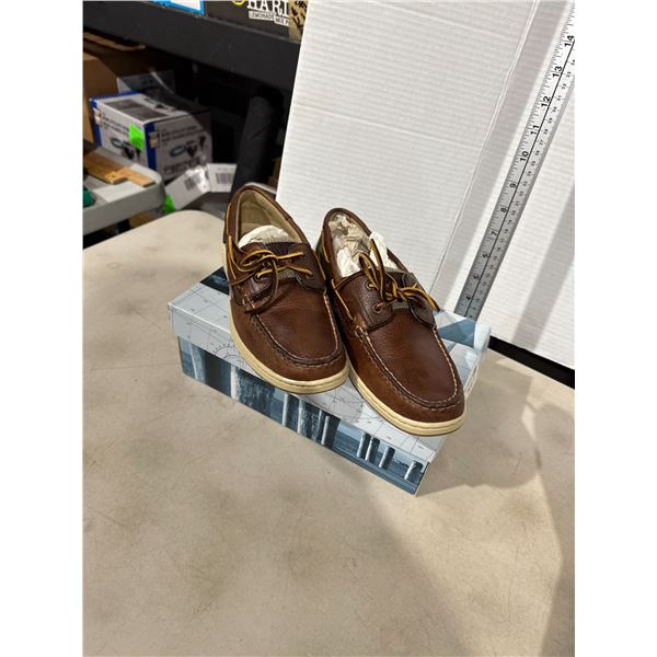 SPERRY blue fish shoes, size 8