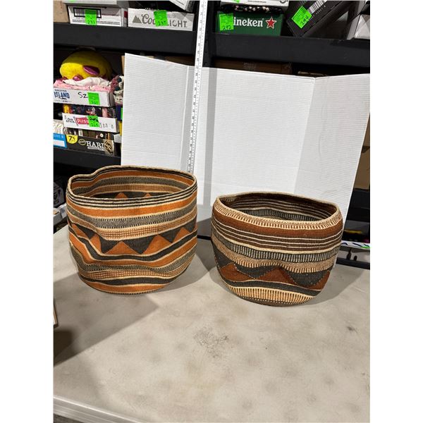 handmade, fine-weave Kenyan sisal baskets