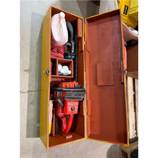 Home light chainsaw with case