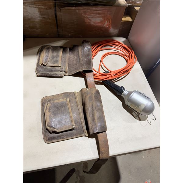 Work light and tool belt