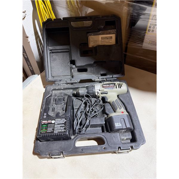 Porter cable drill with battery and charger
