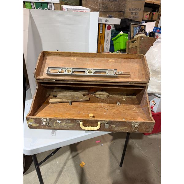 Wood toolbox
