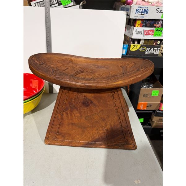 Carved stool