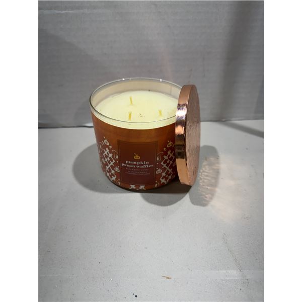 Pumpkin pecan waffles new candle