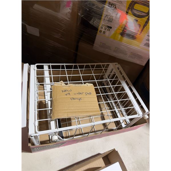 New under the sink storage shelf