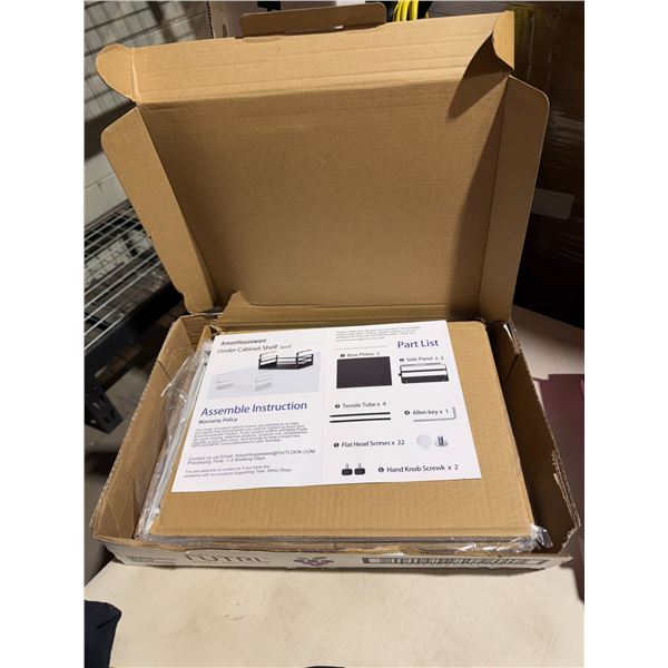 Under the cabinet shelf