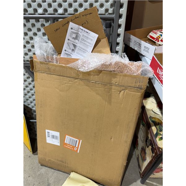 New cabinet divider/organizer