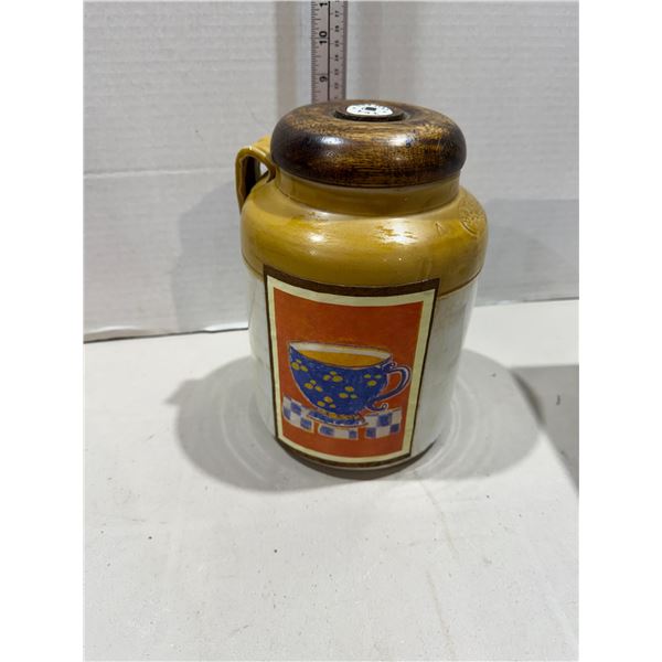 Coffee, tea container