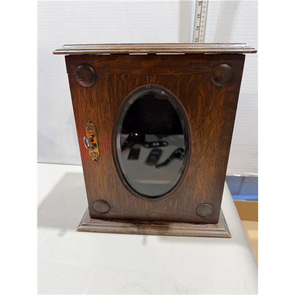 antique cabinet dresser top with key