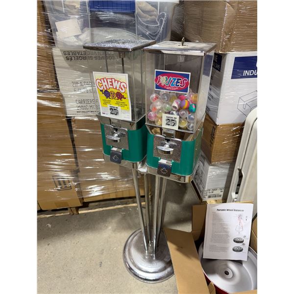 Double headed candy machine