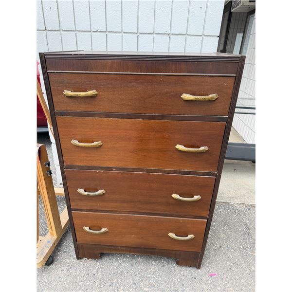 High boy dresser measures 29 1/2" x 17 1/2" x 46 1/2" tall