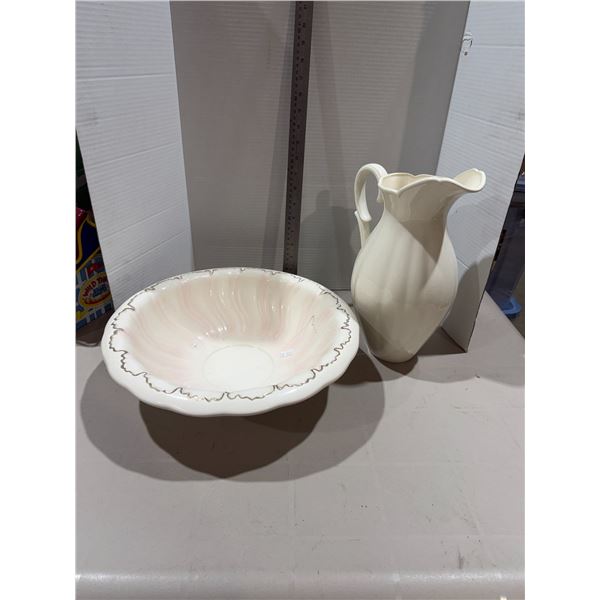 Pitcher and bowl