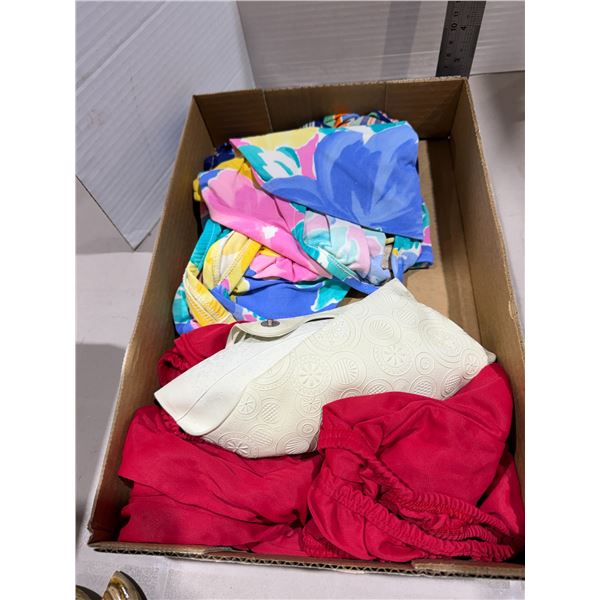 Vintage bathing suits, and swim cap