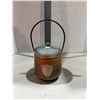 Image 1 : Antique salesman sample ice bucket/ biscuit barrel