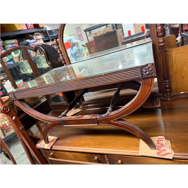 Antique Coffee Table measures 32 1/2" x 19" x 17 1/4" tall