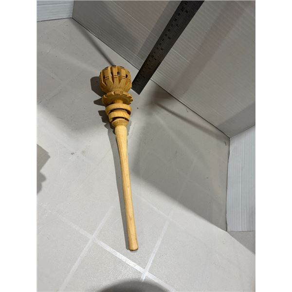 Molinillo, a traditional handcrafted Mexican wooden whisk