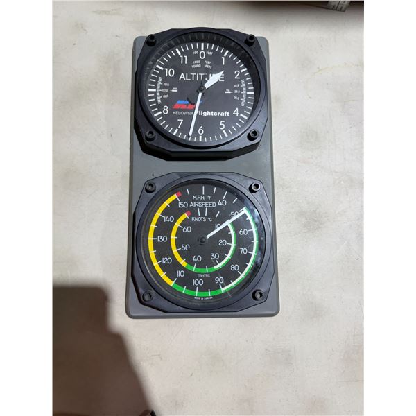 Kelowna flight craft altitude and air speed