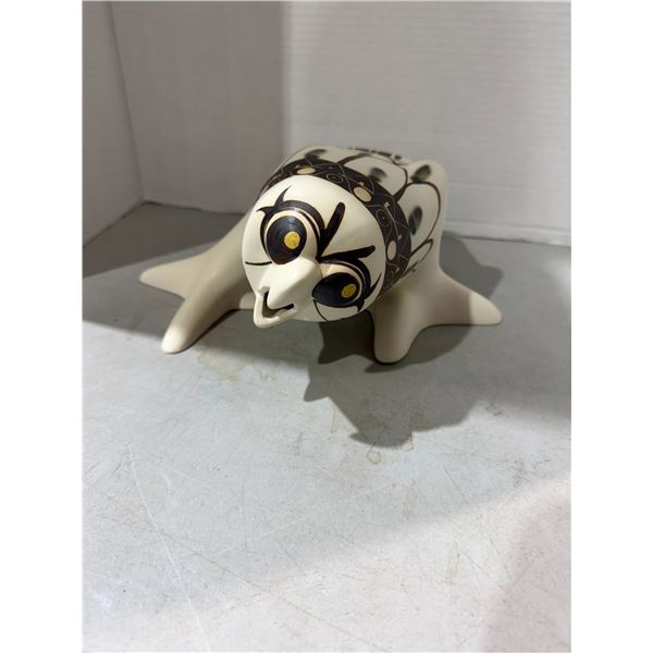 Rare Strawberry Hill Werkshop Pottery Screeching Owl Sculpture Figurine Flawless