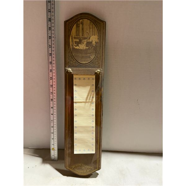 Vintage notepad North Columbia made in Canada