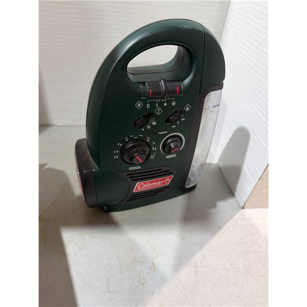 Coleman flashlight radio