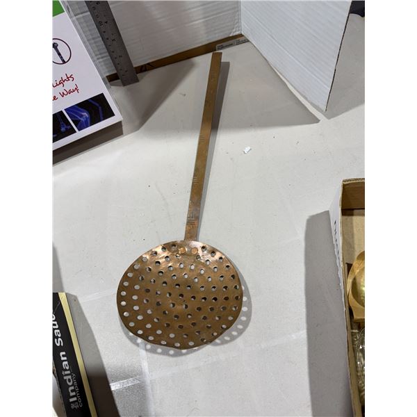 Vintage copper ladle
