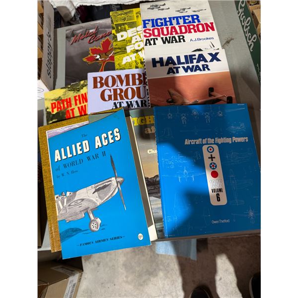 Assorted aviation aircraft books