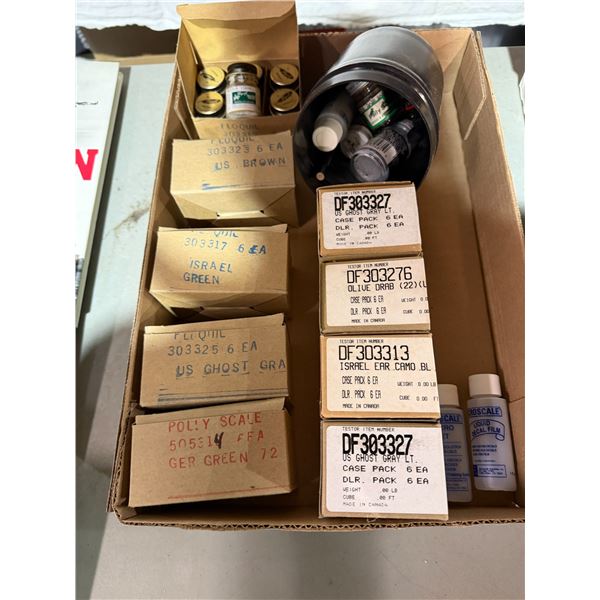 Crafting paints and liquid decal, film, etc.