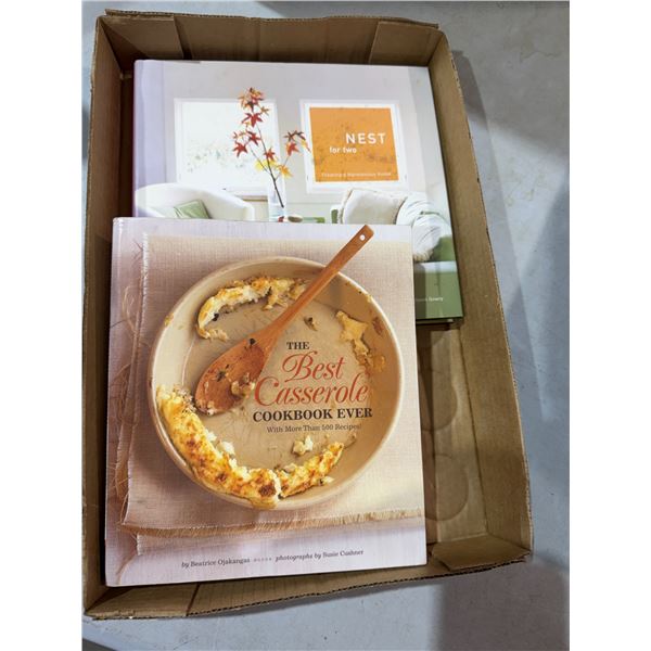 Casserole cookbook, and decorating book