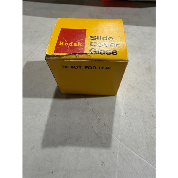 Kodak glass slide covers