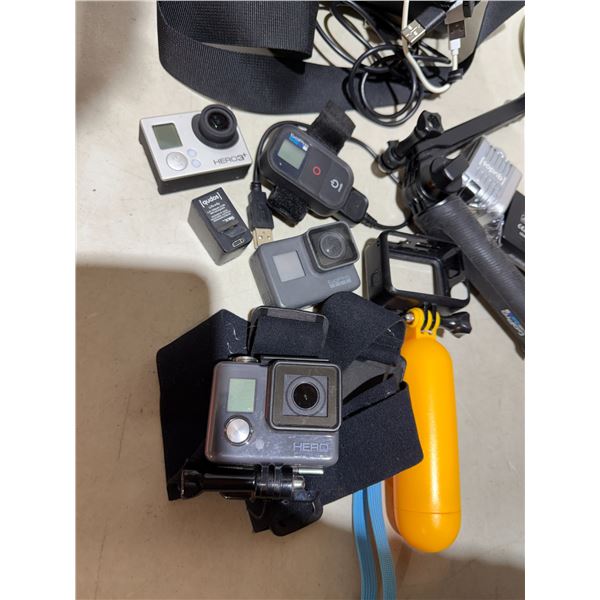 GoPros and accessories