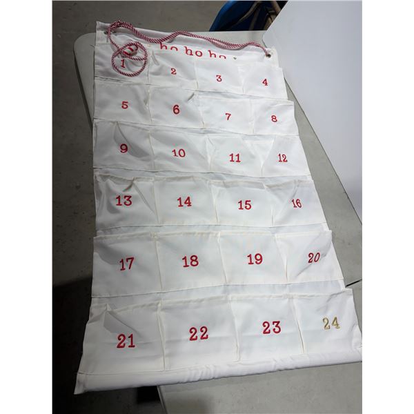 Hanging advent calendar