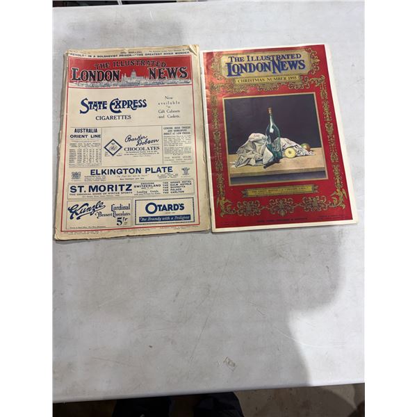 The illustrated London news papers  1927 and 1955
