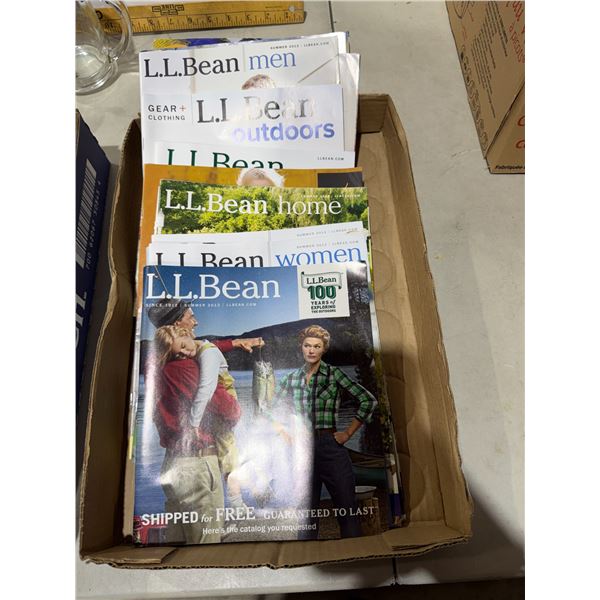 Hello. L. BEAN catalogs and magazine.