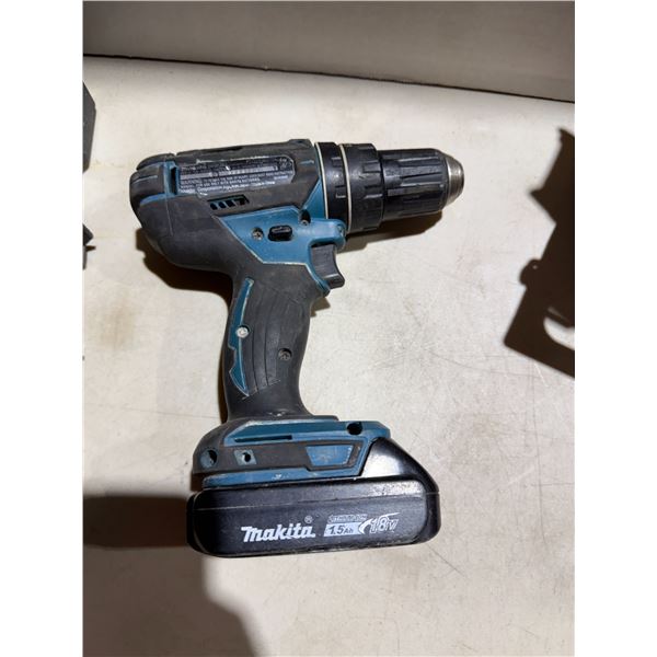 Makita drill with battery