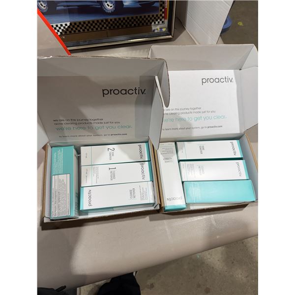 Proactiv cleanser, toner, etc.