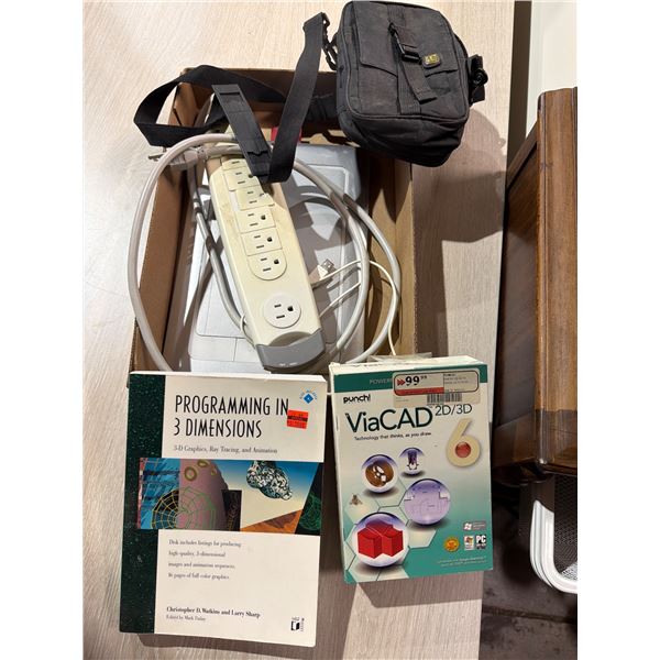 Miscellaneous lot, power bar, etc.