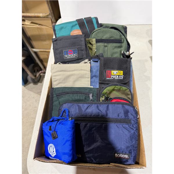 Assorted bags and totes