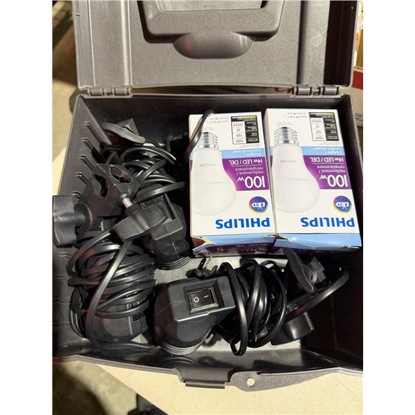 Clip on electrical light sockets