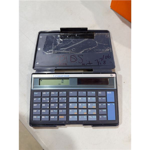 Texas instrument TI – 37 galaxy solar