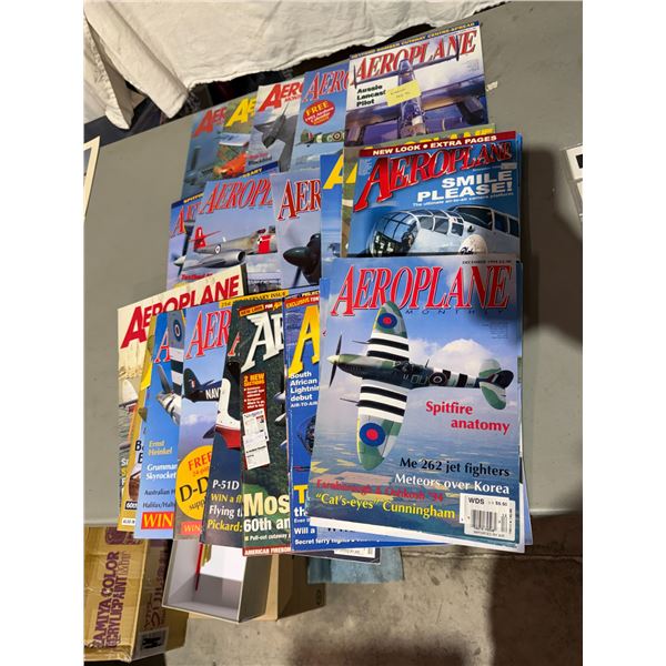 Airplane and aviation and modeling magazines