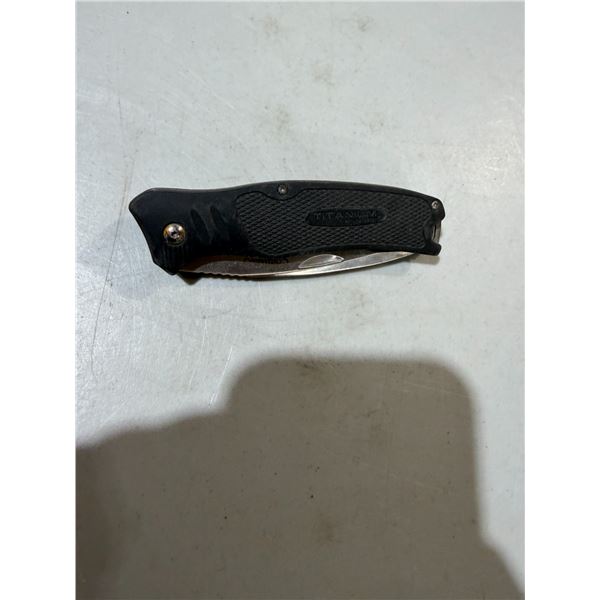 CAMTLLUS titanium, folding knife