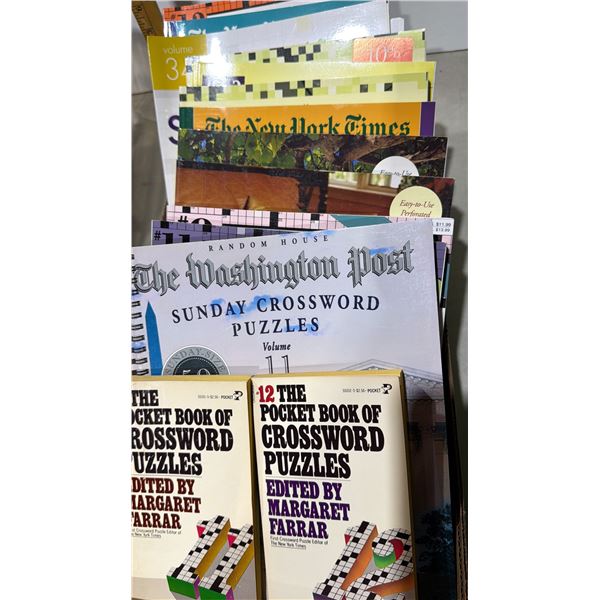 Crossword puzzle books